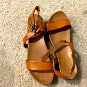 Cute wedged heels! Used once! In very good condition!